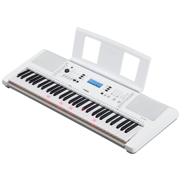 Yamaha EZ300 61-Key Portable Keyboard With Lighted Keys And PA130 Power Adapter