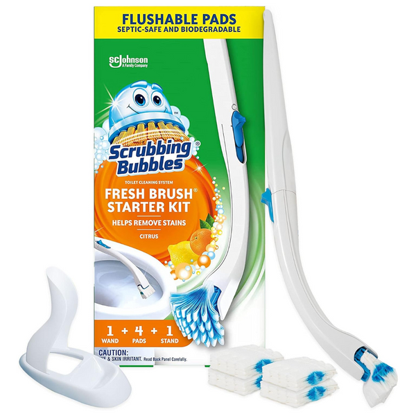 Scrubbing Bubbles Fresh Brush Toilet Bowl Cleaning System Starter Kit