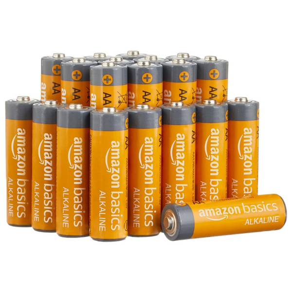 20-Pack Amazon Basics 1.5 V AA High-Performance Alkaline Batteries