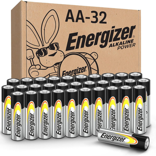 32-Count Energizer AA Alkaline Batteries