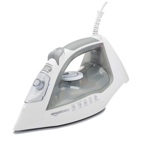 Amazon Basics 1700-Watt Ceramic Soleplate Steam Iron