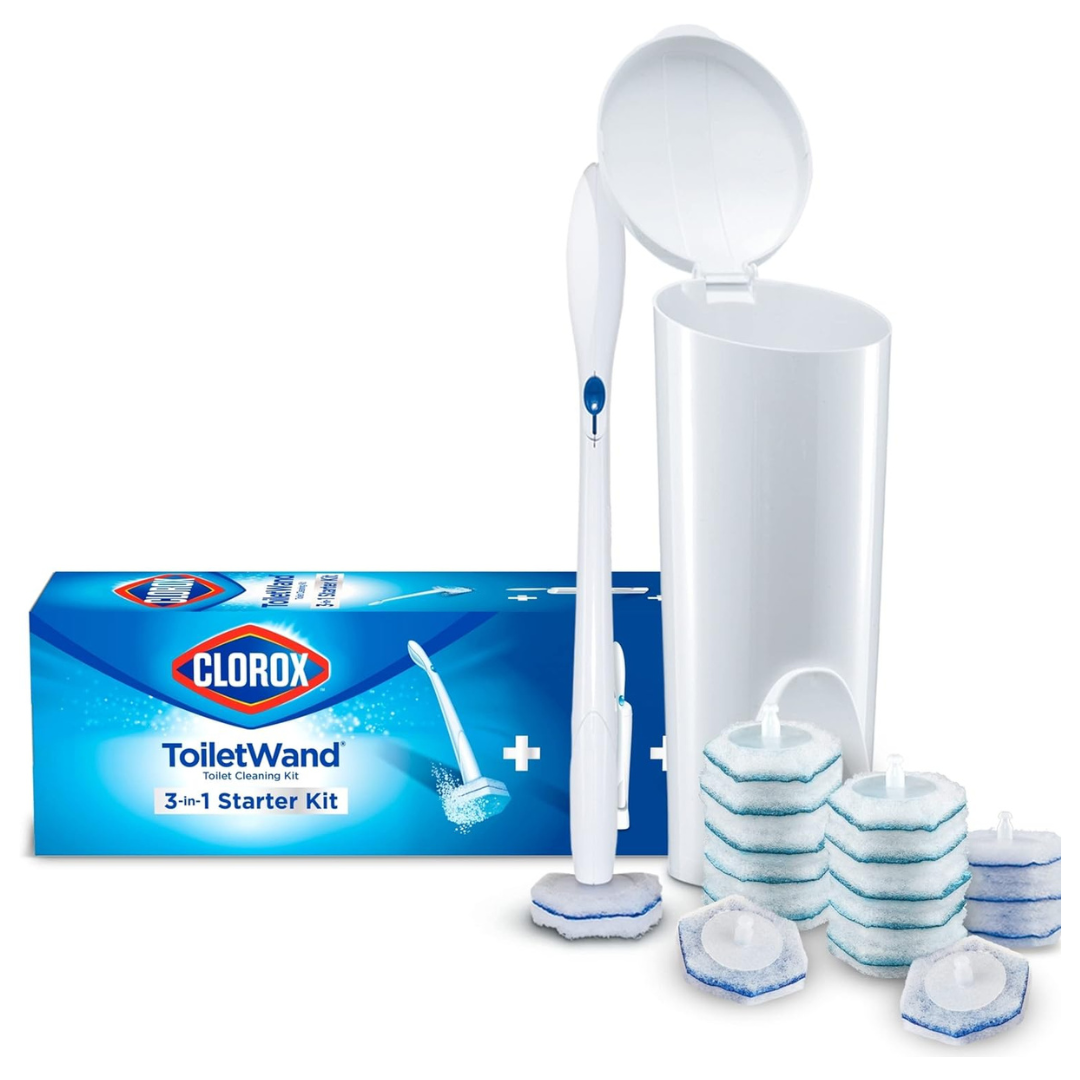 Clorox Disposable Toilet Cleaning System With 16 Refill Heads