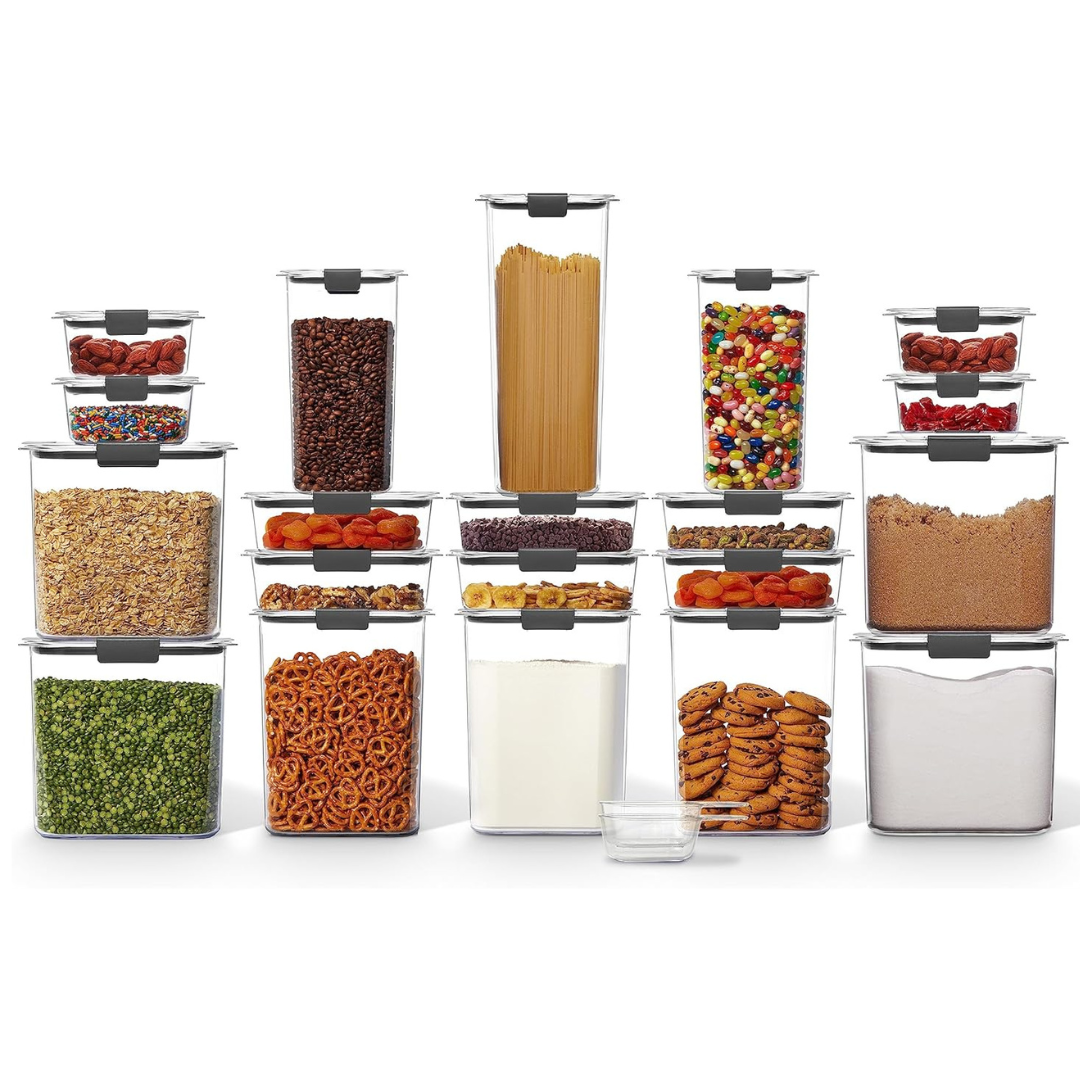 Rubbermaid Brilliance Set Of 20 Airtight Food Storage Containers