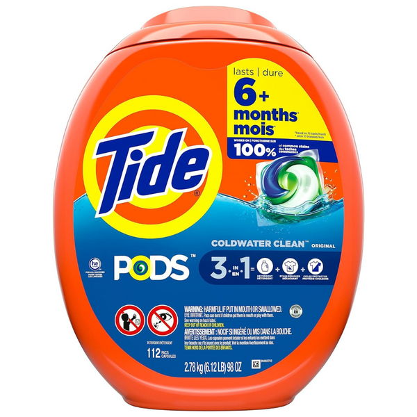 112-Count Tide PODS Laundry Detergent Original Scent