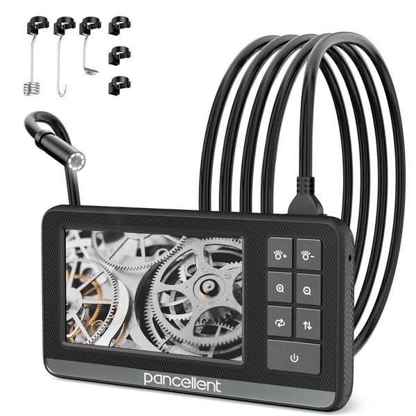 Pancellent 4.3" Industrial HD Digital Borescope With LED 16.5ft Cable