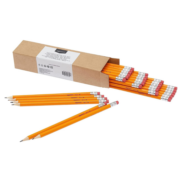 Amazon Basics Woodcased #2 Pencils, Pre-Sharpened (30 Count)