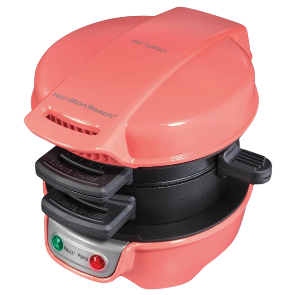 Hamilton Beach Breakfast Sandwich Maker With Egg Cooker Ring