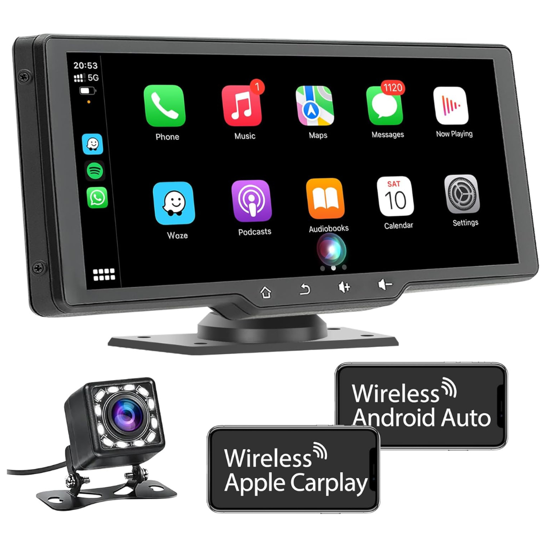 Wsradiokits 10.26" Touch Wireless Car Stereo With Rear Camera