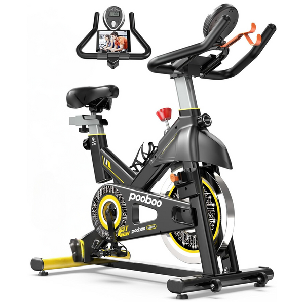 Pooboo Belt Drive Indoor Exercise Cycling Bike