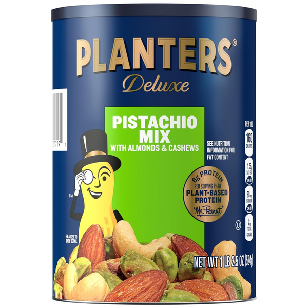 Planters Pistachio Lovers Nut Mix With Pistachios, Almonds & Cashews