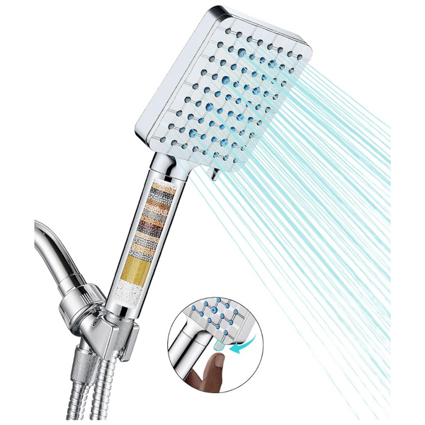 Cobbe 6 Spray Mode Filtered Shower Head With Handheld