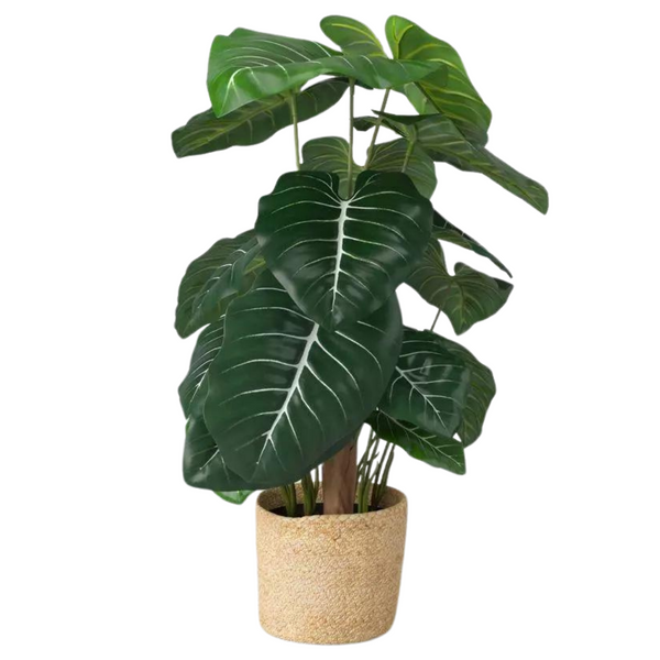 Threshold 28" Tall Artificial Plants With Rattan Pot Basket