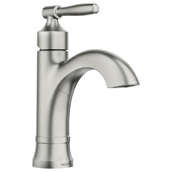 Moen Halle Spot Resist One-Handle Bathroom Sink Faucet