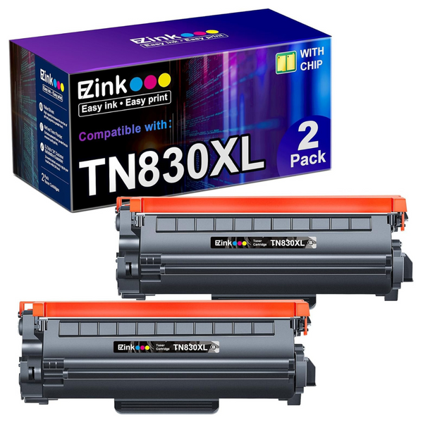 2-Pack E-z Ink Tm TN830XL High Yield Toner Cartridge