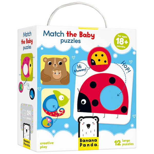 Banana Panda Match The Baby Puzzles & Matching Activity Playset