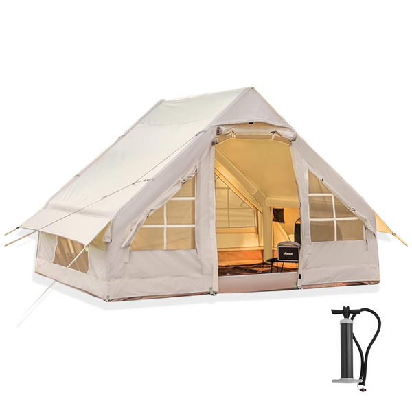 Waterproof Windproof Outdoor Inflatable Camping Tent With Pump