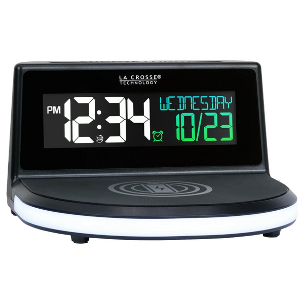 La Crosse Technology Qi-Certified Wireless Charging Alarm Clock