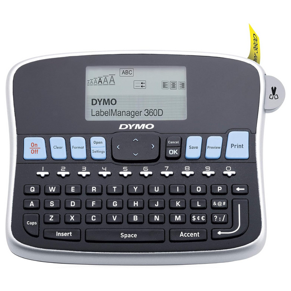 Dymo Desktop Labelmanager 360D Rechargeable Hand-Held Label Maker