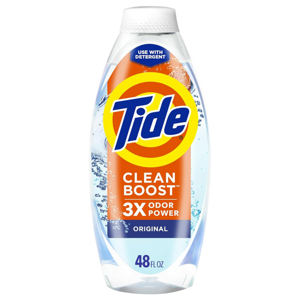 Tide Deep Cleansing Fabric Rinse With 3X Odor Power, Original Scent (48 Oz)