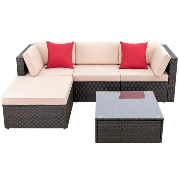 Brayden Studio Huang 4 Person Outdoor Seating Group With Cushions