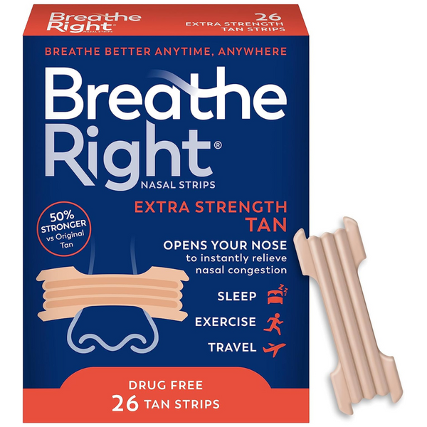 26-Count Breathe Right Extra Strength Tan Nasal Strips