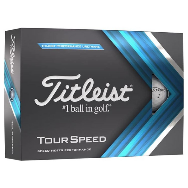 12-Count Titleist Tour Speed Golf Balls (White Or Yellow)