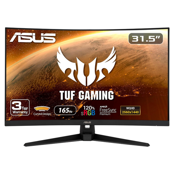 Asus TUF Gaming VG32VQ1B 31.5" Curved WQHD VA LED Gaming Monitor