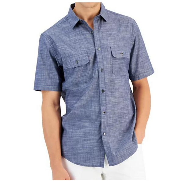 Alfani Men's Warren Shirt (Dress Blue)