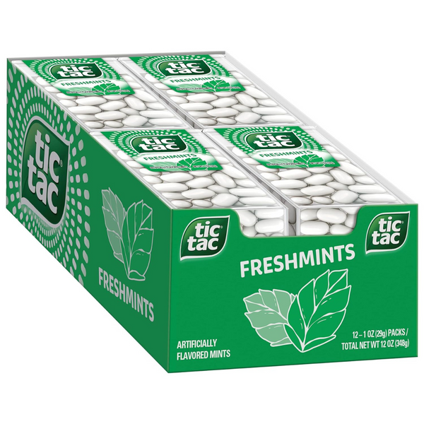 12-Count Tic Tac Fresh Breath Candy Mints