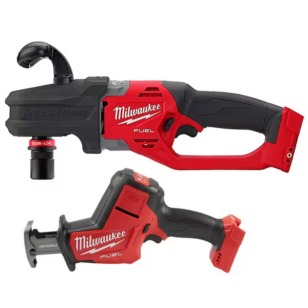 Milwaukee M18 Cordless 7/16 in. Right Angle Drill With M18 Fuel Hackzall