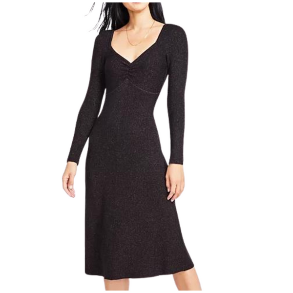 I.N.C. Women's Family Matching Women's Sweater Dress (Black)