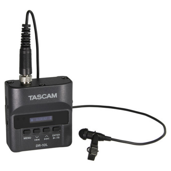 Tascam Micro Portable Digital Audio Recorder With Lavalier Microphone