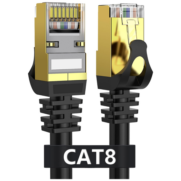 Dacrown RJ45 10ft Shielded Cat 8 Ethernet Cable