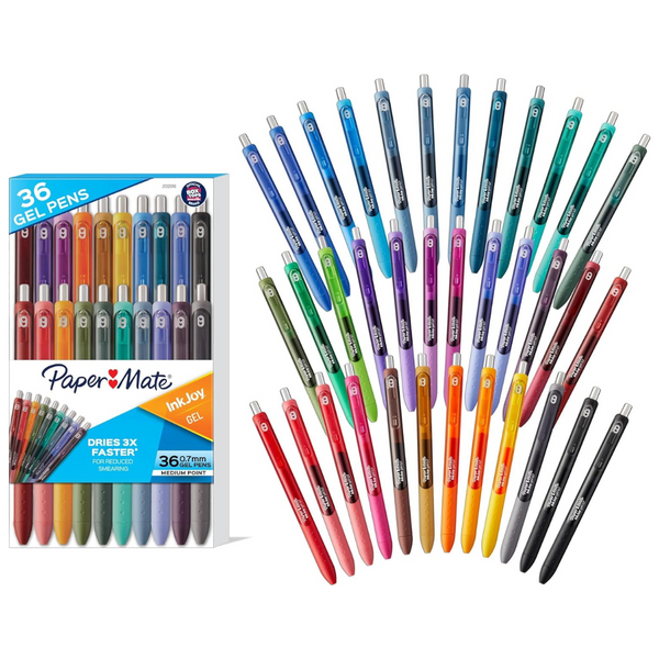 36-Count Paper Mate Medium Point 0.7 Mm InkJoy Pens