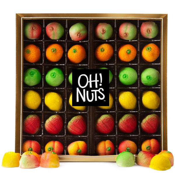 36-Piece Oh! Nuts Premium Marzipan Candy Fruits Box