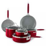 Food Network 10-pc. Nonstick Ceramic Cookware Set + $10 Kohls Cash