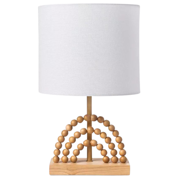 Cloud Island Novelty Wood Rainbow Table Lamp