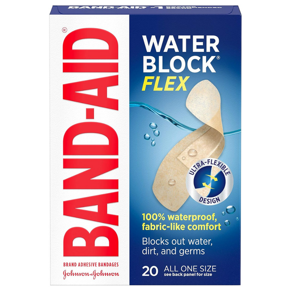 20-Count Band-Aid Brand Water Block Flex Adhesive Bandages