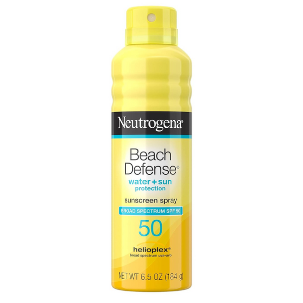 Neutrogena Beach Defense SPF 50 Water-Resistant Sunscreen Spray, 6.5 Oz