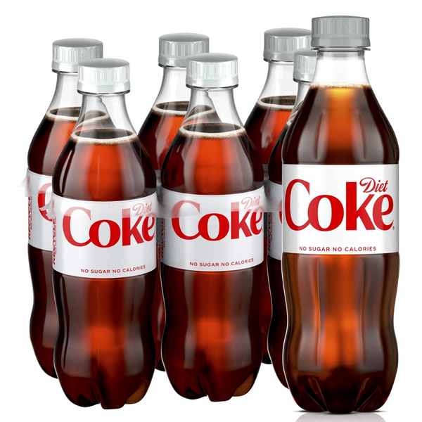 6-Pack Diet Coke Soda, 16.9 Fl Oz (Package May Vary)