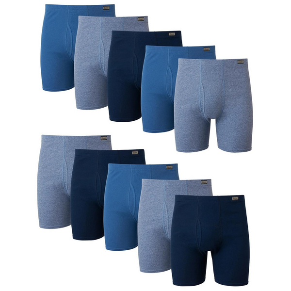 10-Pack Hanes Men's Comfort Soft Super Value Boxer Briefs (various)