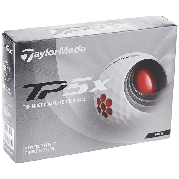 12-Count Taylormade Tp5x Tour Golf Balls (White)