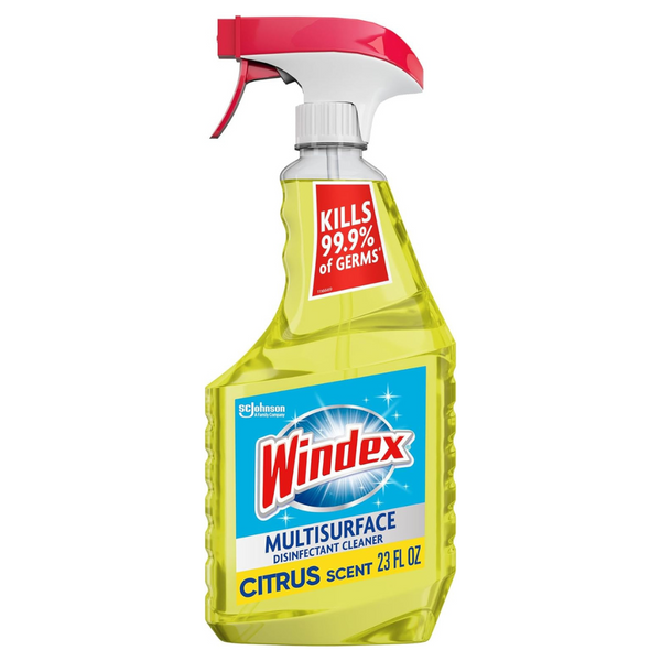 Windex Multisurface Cleaner And Disinfectant Spray, Citrus Fresh Scent (23 Fl Oz)