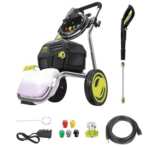 Sun Joe SPX4800 3200 PSI Max 1.3 GPM 14.9 Amp Electric Pressure Washer