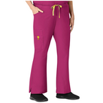 WonderWink Women's Elastic Waistband Scrubs Romeo Flare Leg Pant