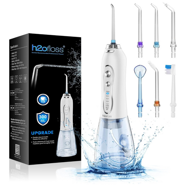 H2ofloss Water Flosser Portable Dental Oral Irrigator