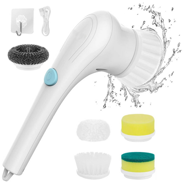 XBllcyiv Portable Electric Cleaning Scrub Brush