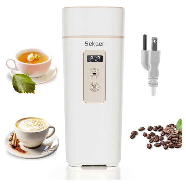 Sekaer 500W Small Portable Mini Travel Electric Kettle, 450mL