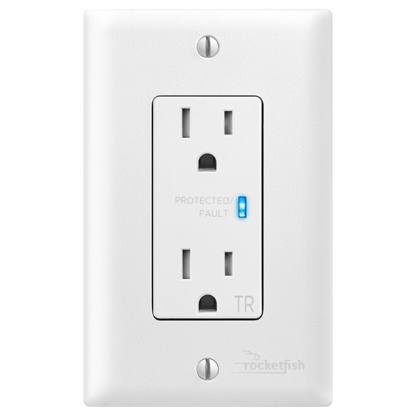 Rocketfish 2-Outlet In-Wall Surge Protector