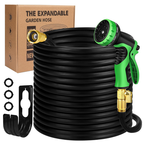 Buheco 3/4" 100FT Flexible Expandable Garden Hose